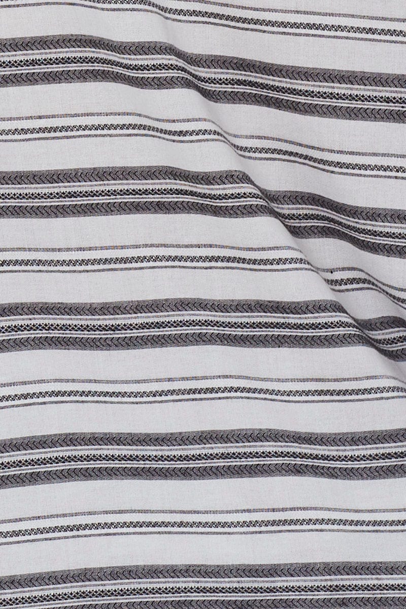 Stripe High Rise Shorts