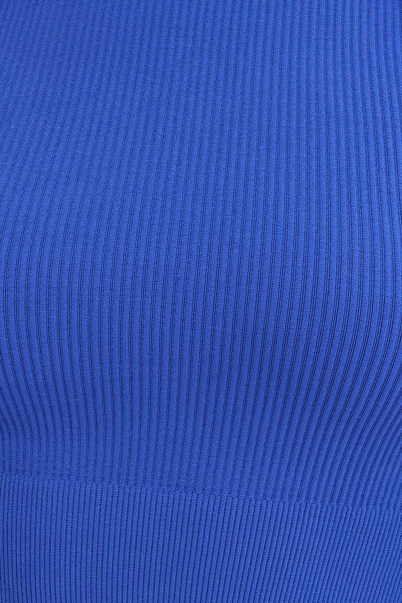 Blue Tank Top Seamless Activewear
