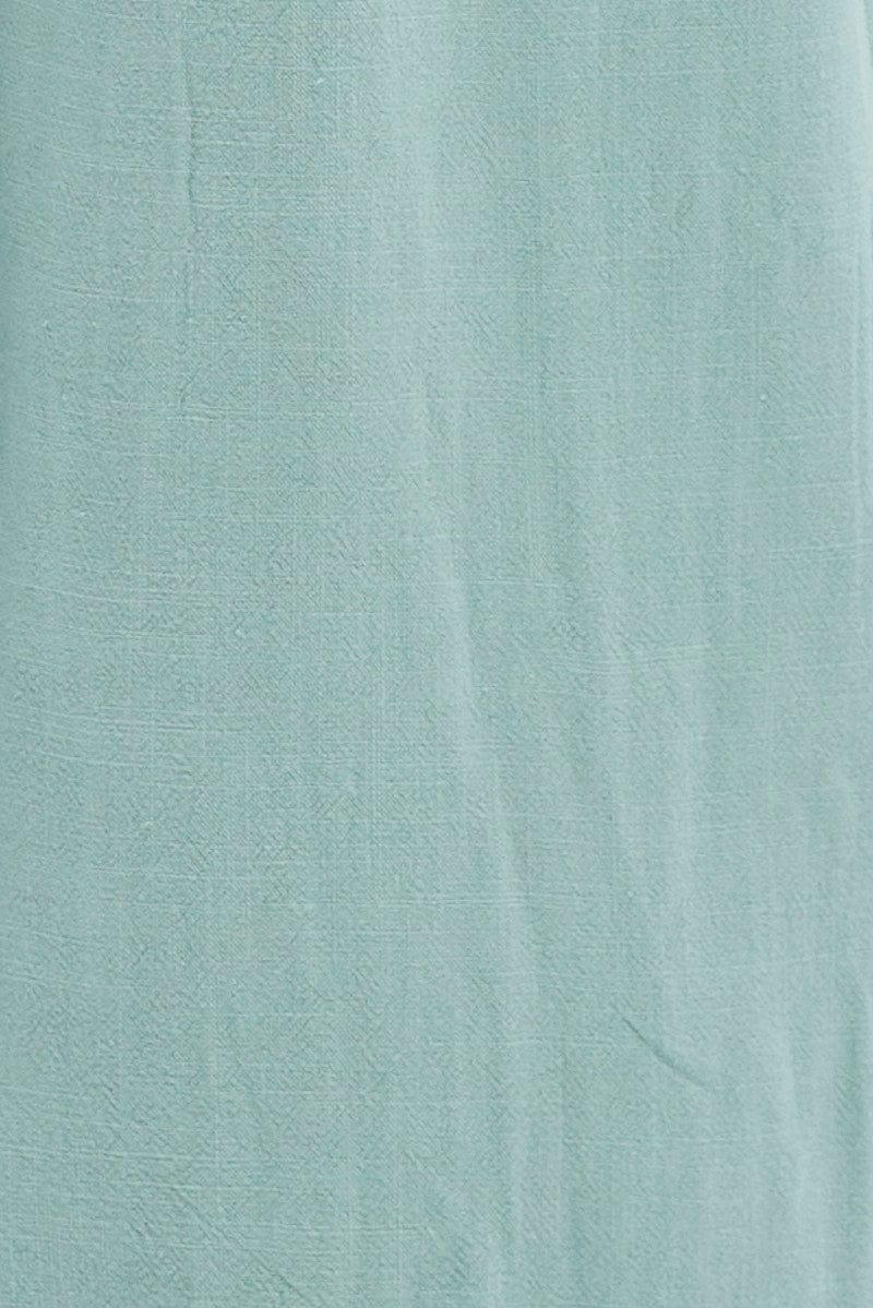 Green Cargo Pants Low Rise Wide Leg