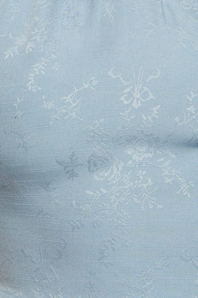 Grey Tie Back Crop Top