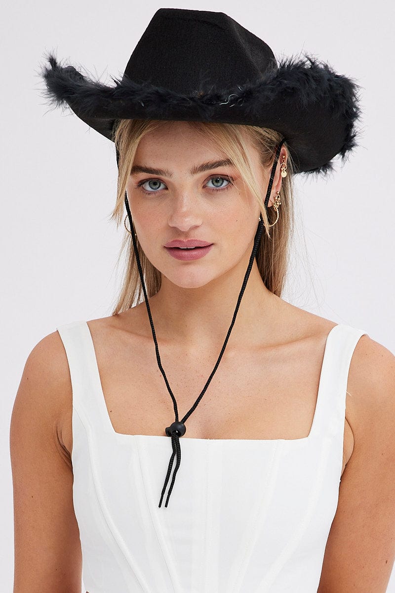 Black Festival Cowboy Hat
