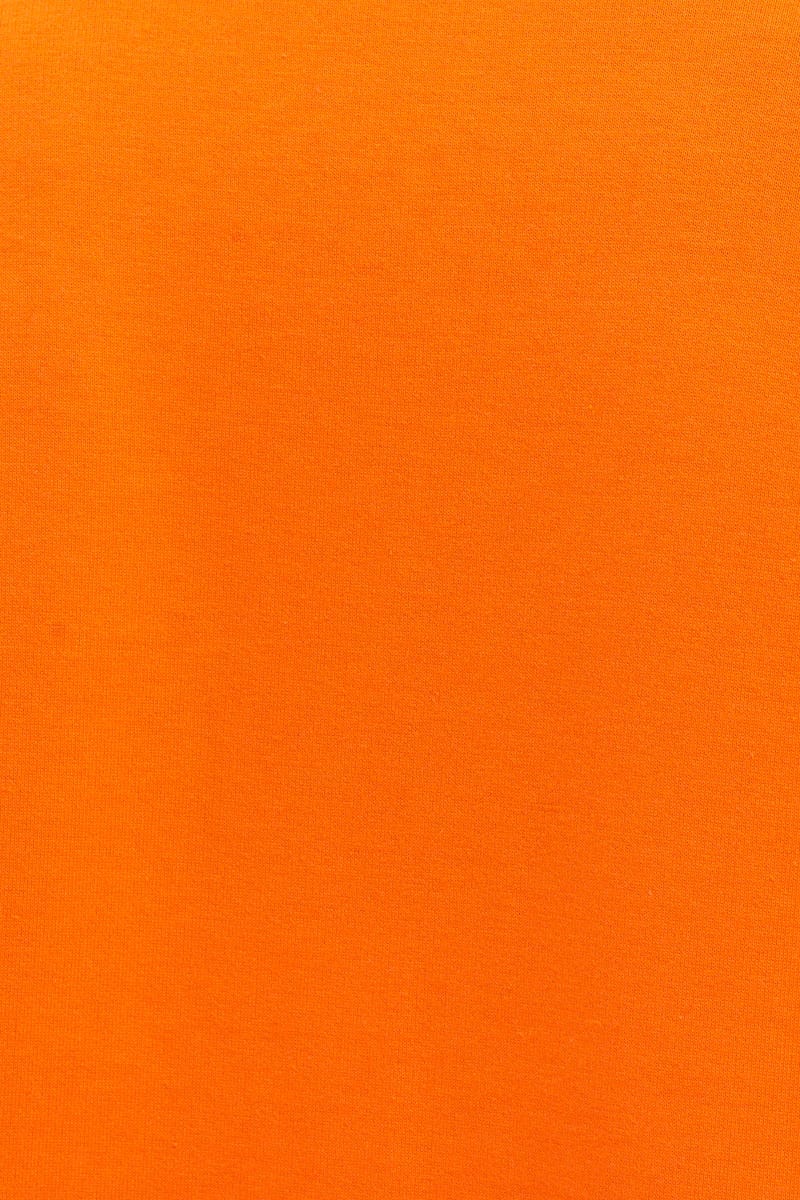 Orange Oversized Shirt Loungewear