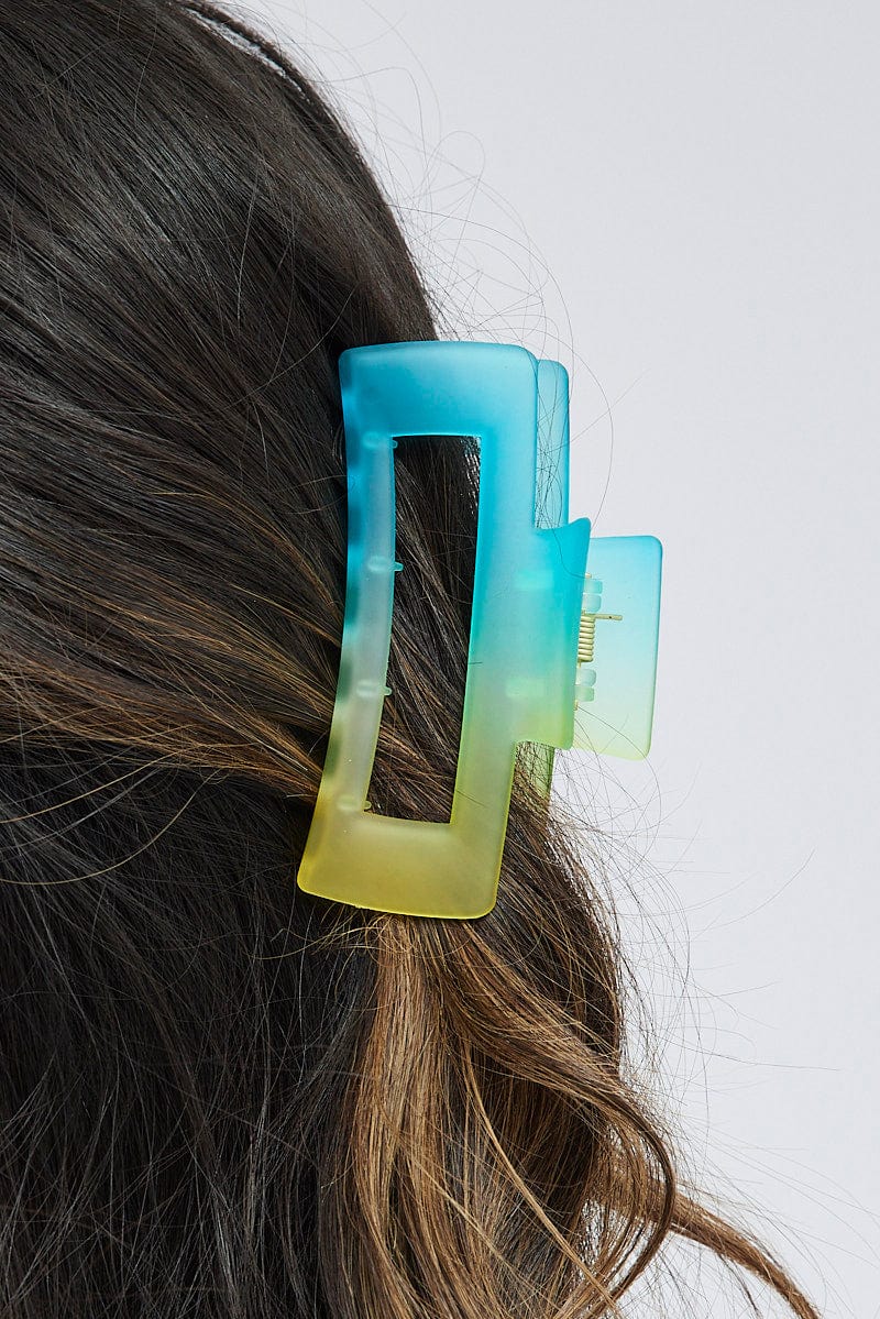 Multi Rectangle Claw Clip