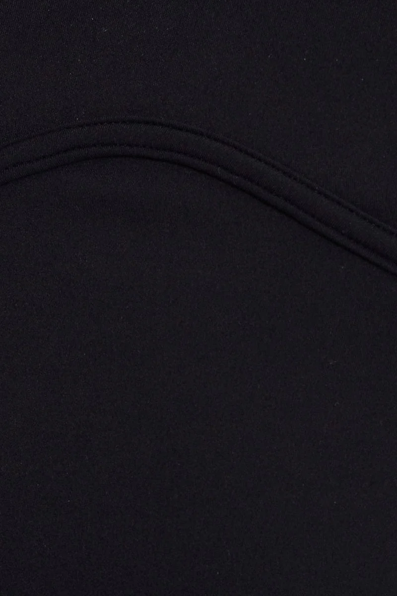 Black Underbust Seem Top