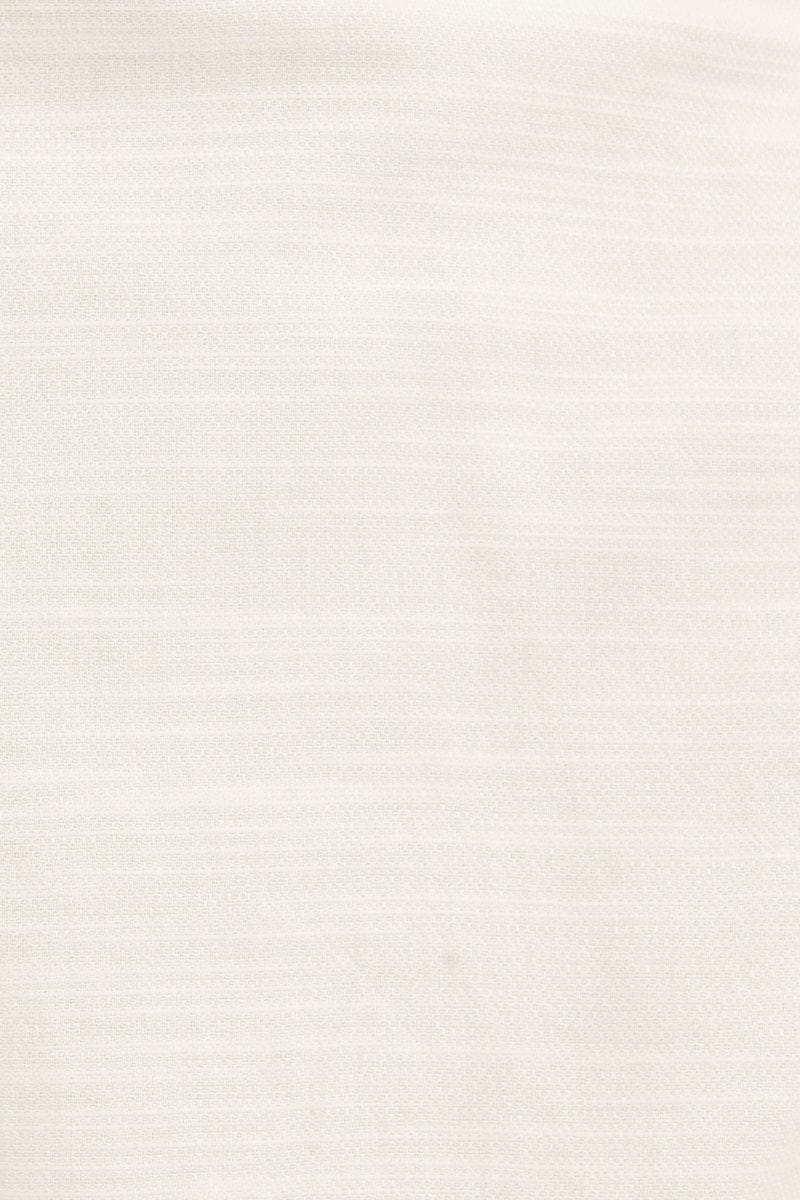 White Maxi Dress Puff Sleeve Cut Out