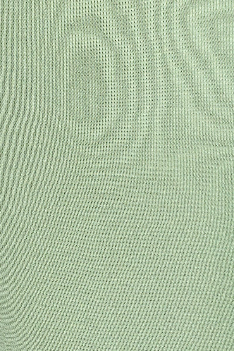 Green Maxi Dress Bodycon Knit