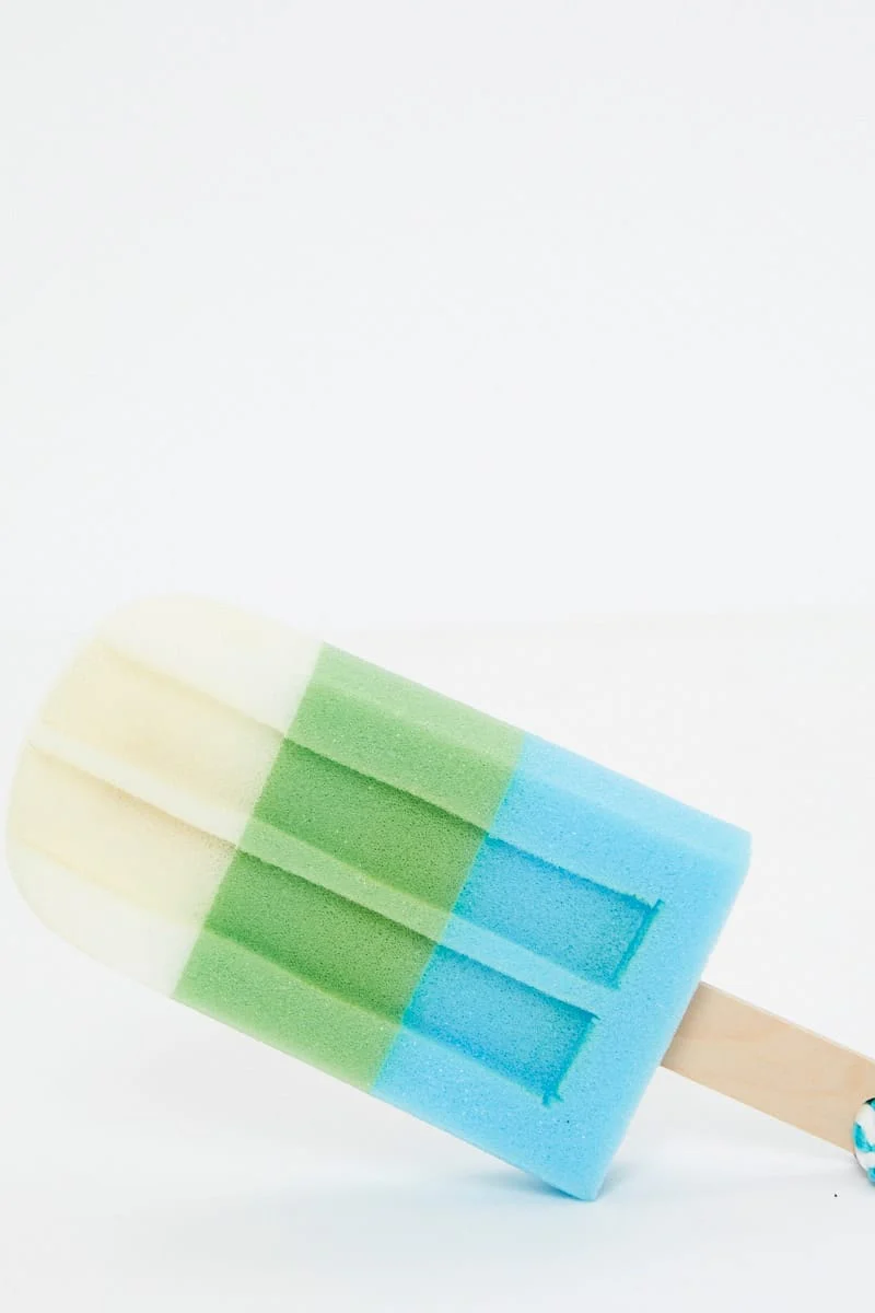 Multi Ice Lolly Shaped Bath Sponge