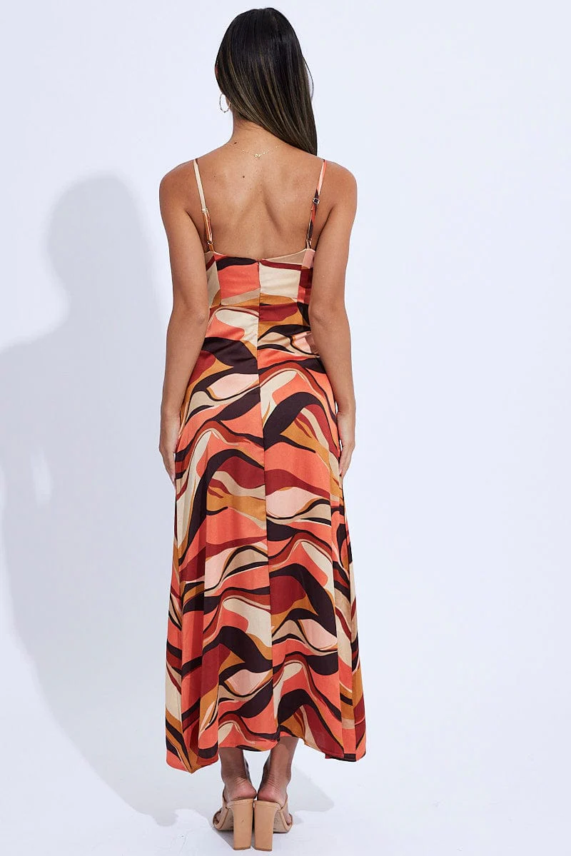 Print Midi Dress