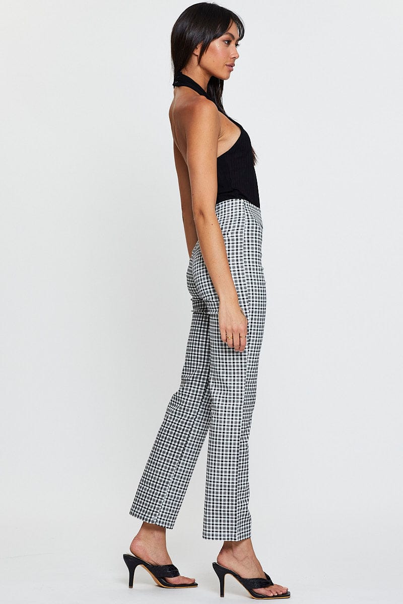 Check High Rise Leggings