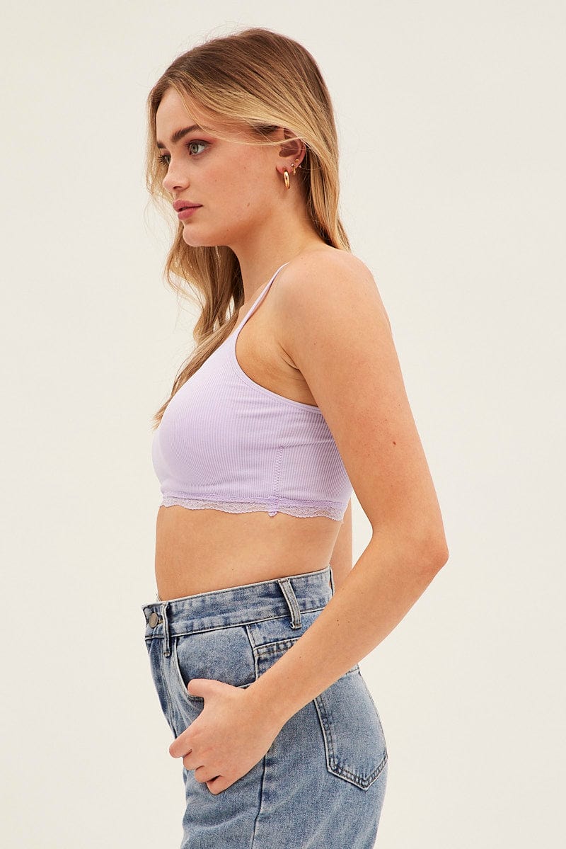 Purple Bralette Seamless
