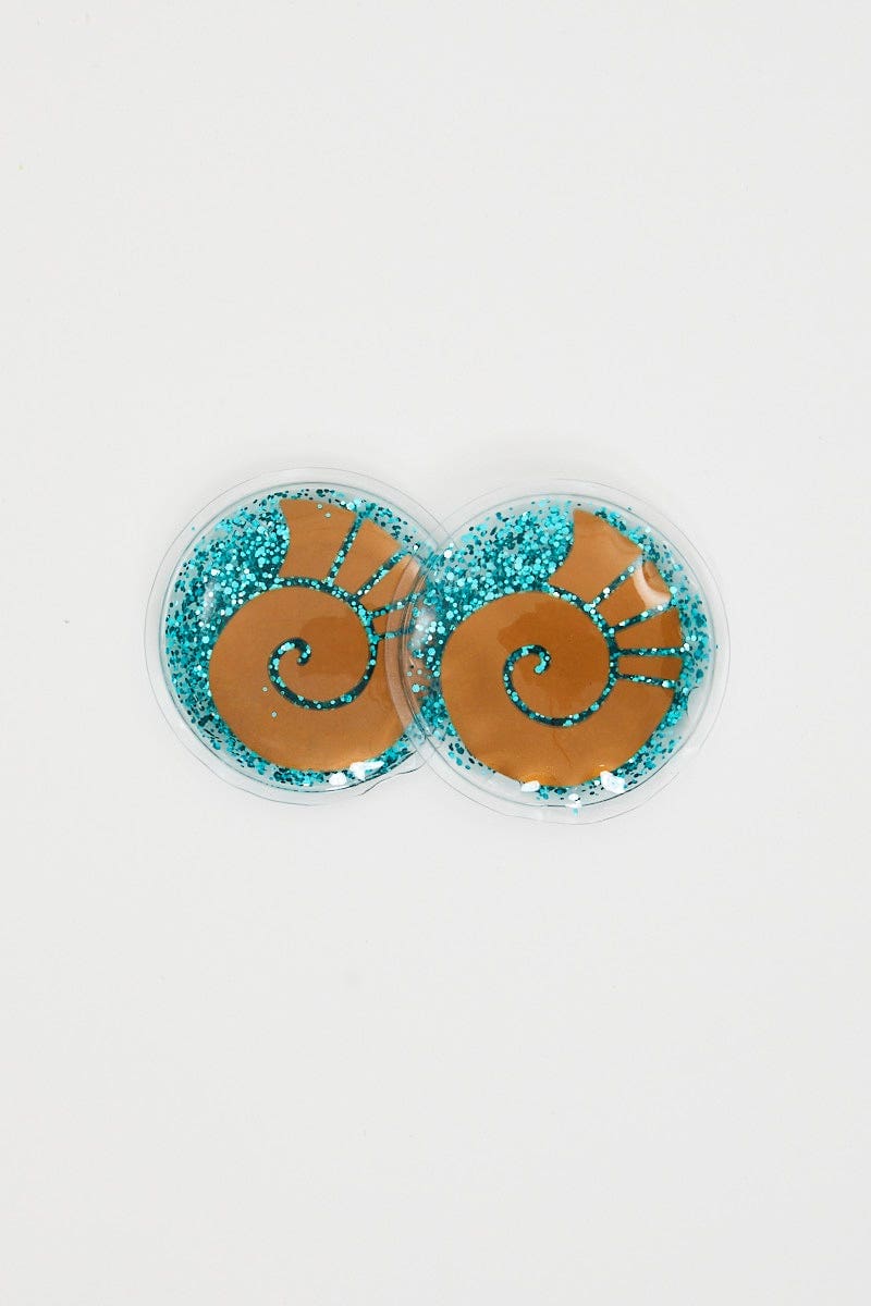 Multi Disney Ursula Reusable Glitter Gel Eye Pads
