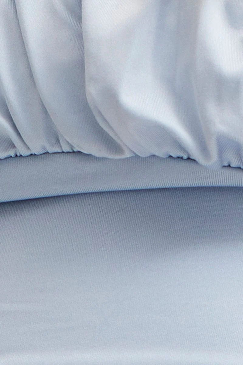 Blue Tie Back Top Cami