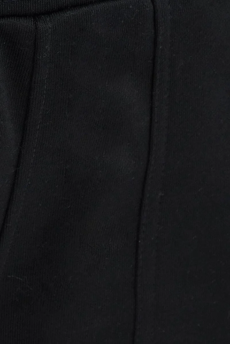 Black Cargo Track Pants