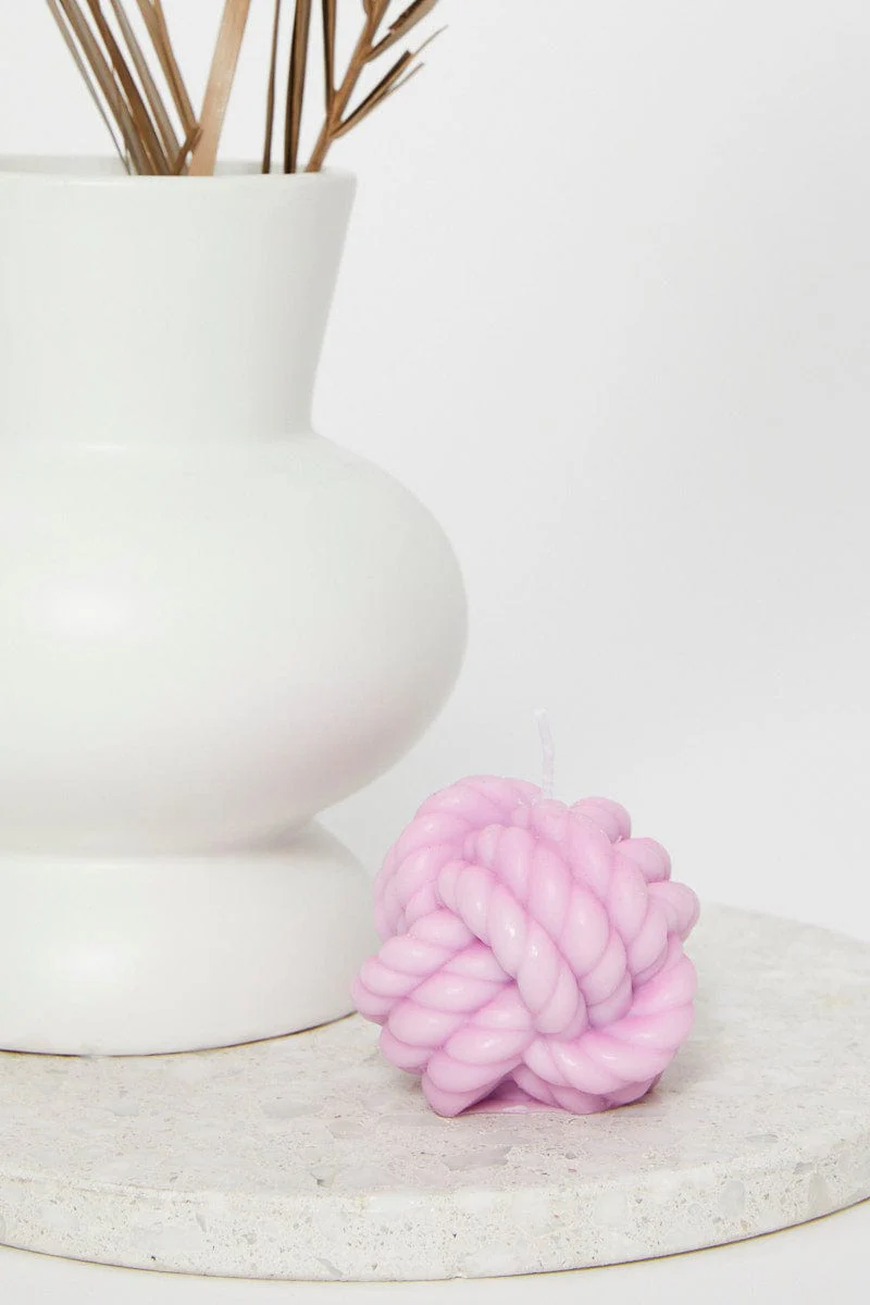 Purple Scented Candle