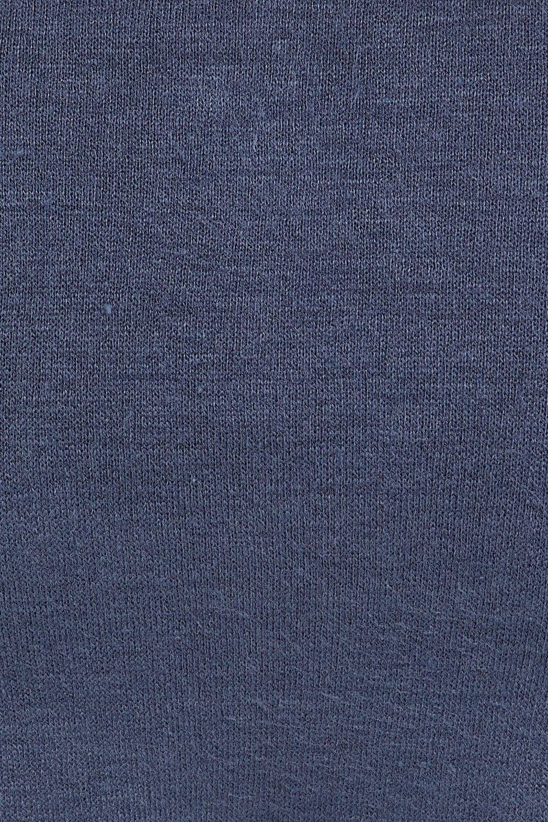 Blue Mini Skirt Low Rise