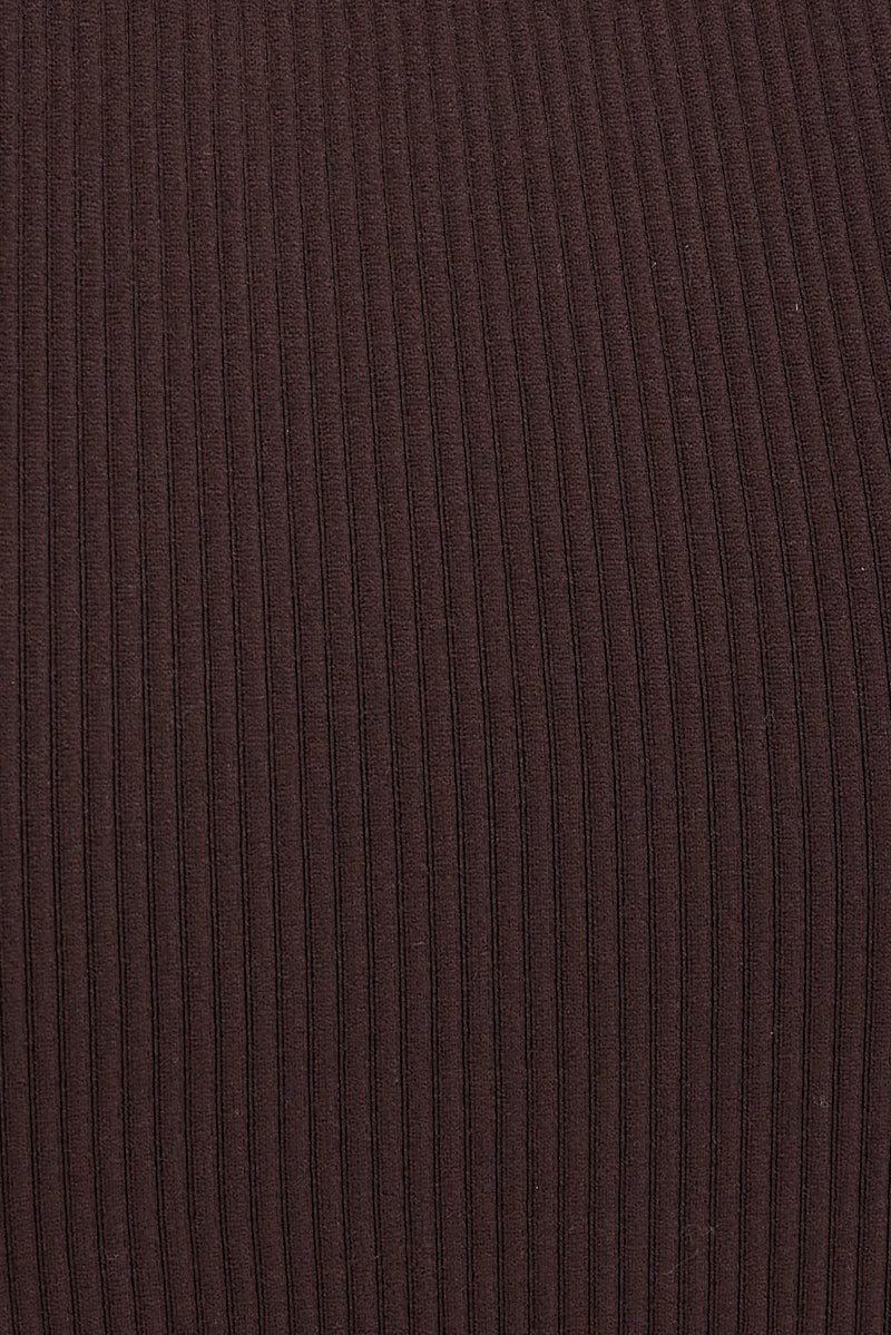 Brown Tank Top Seamless Activewear