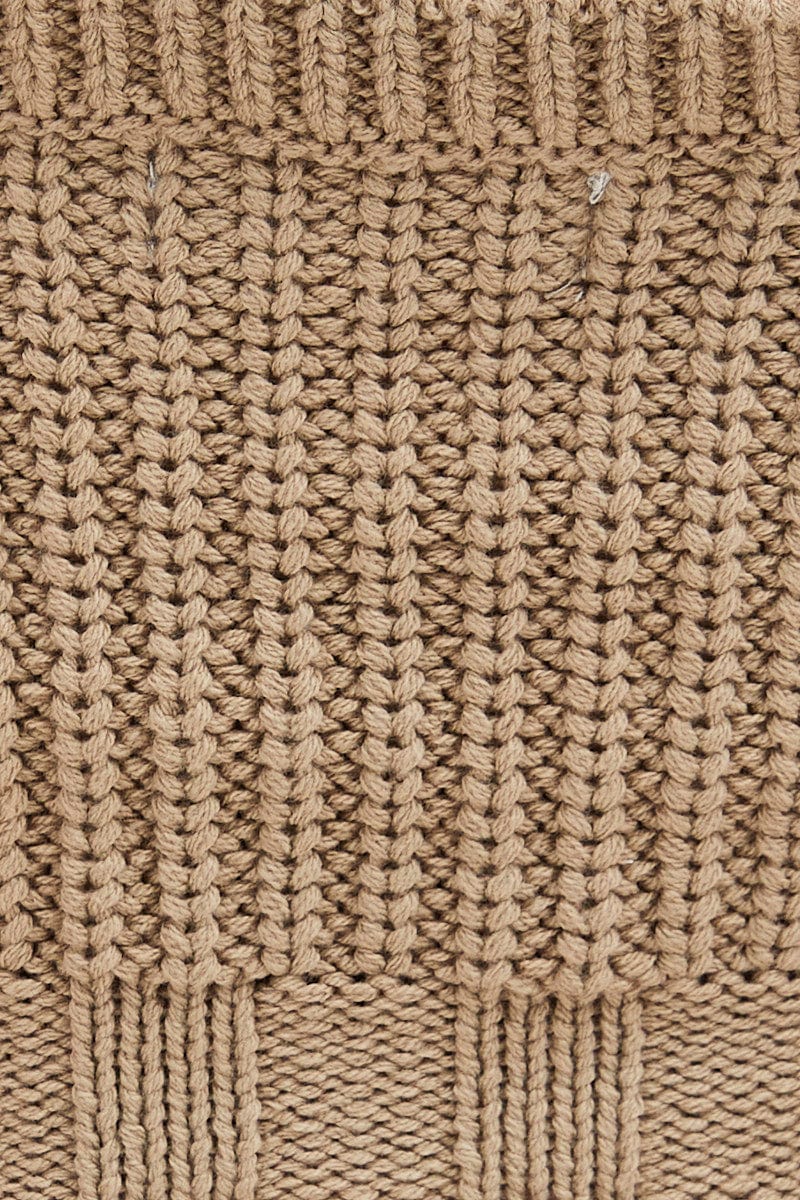 Green Knit Top Sleeveless Crop