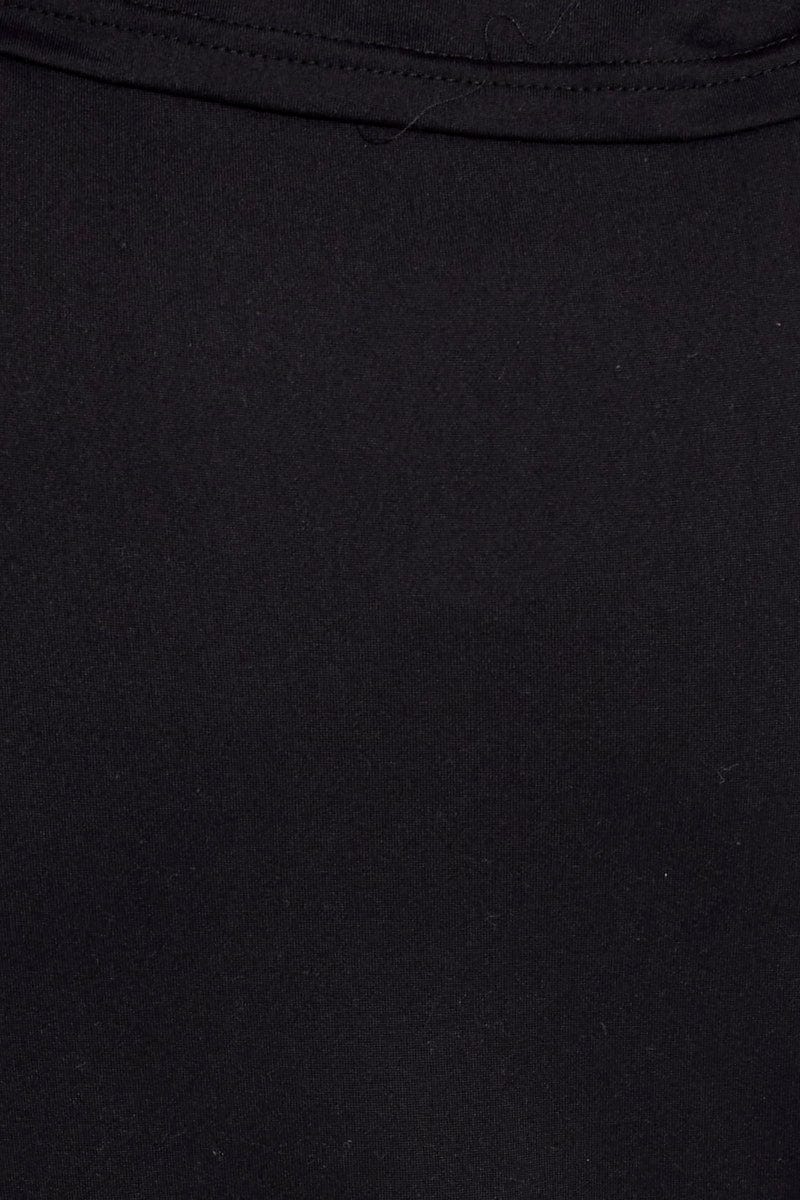 Black Supersoft Slim Fit Maxi Skirt