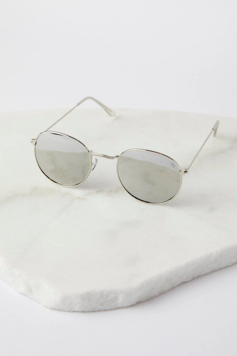 Silver Fashion Sunglasses
