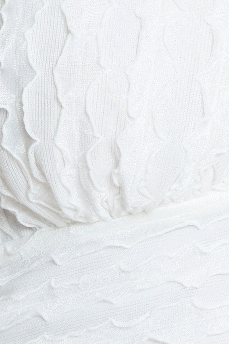 White Top Halter Neck