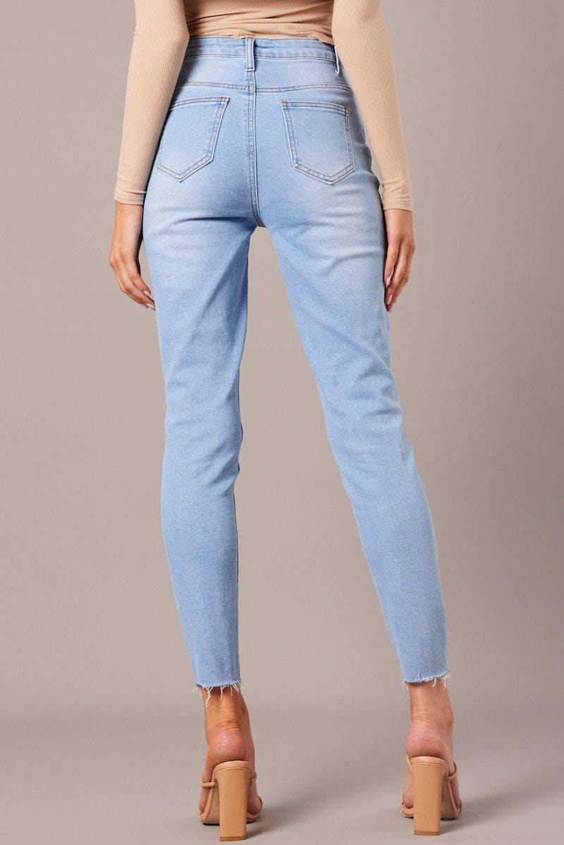 Denim Skinny Jean High Rise