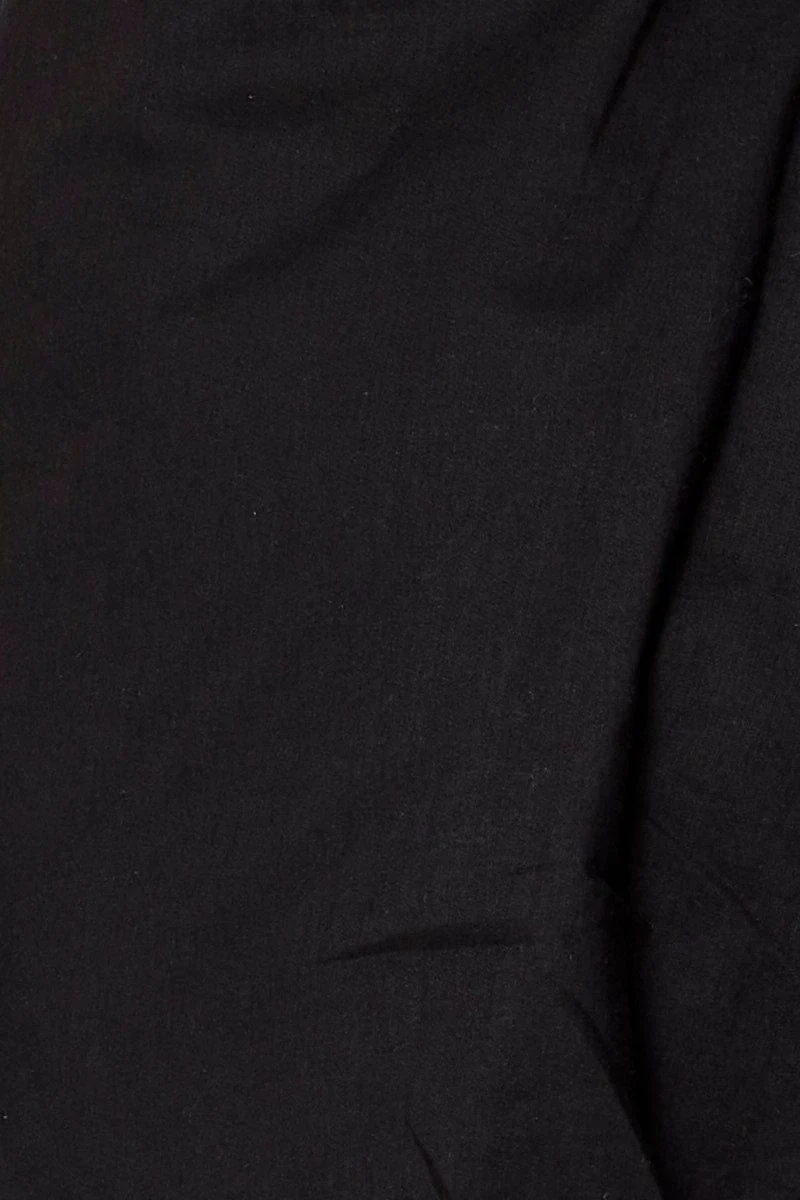 Black Crop Top Sleeveless Square Neck