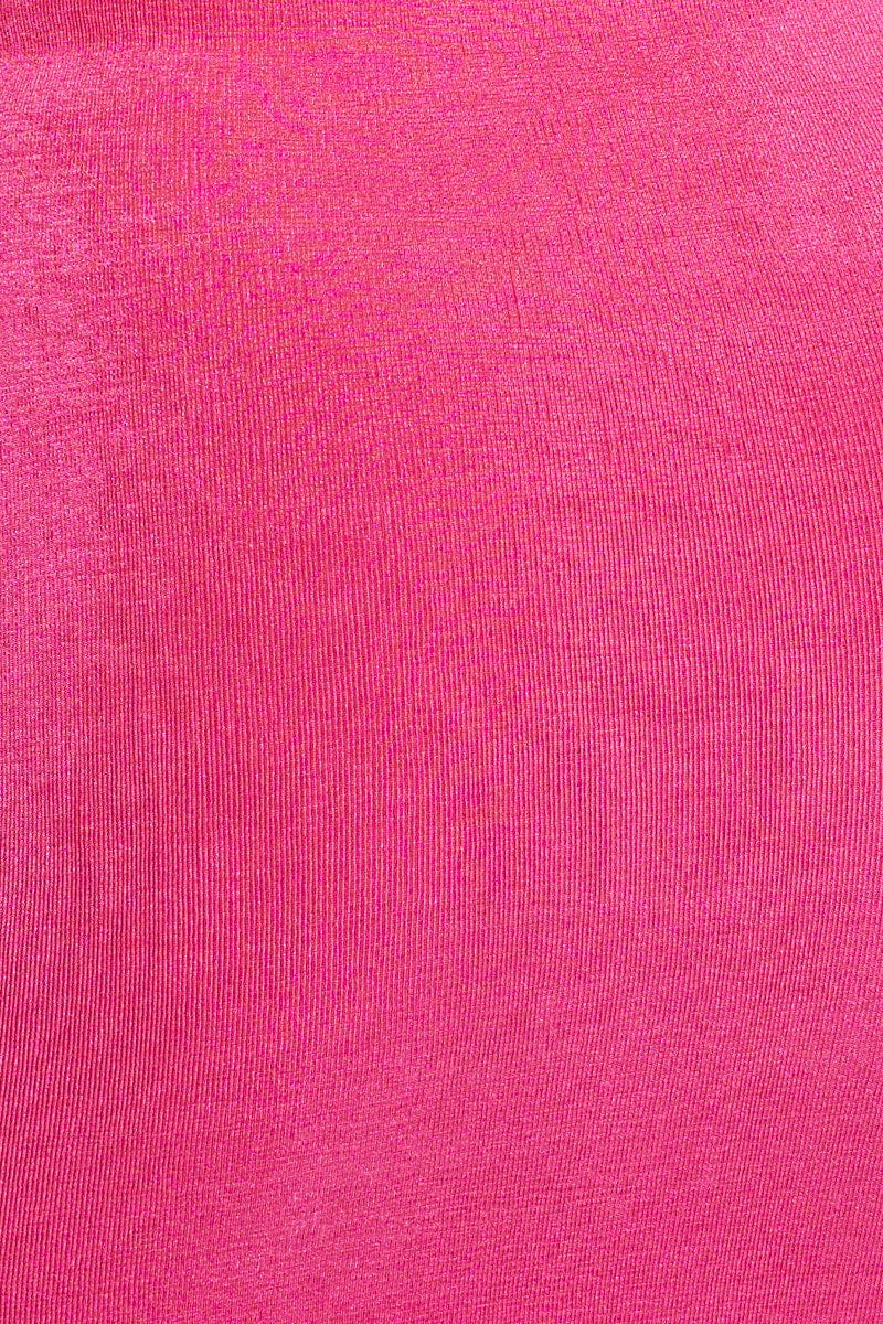 Pink Mini Dress Halter Neck