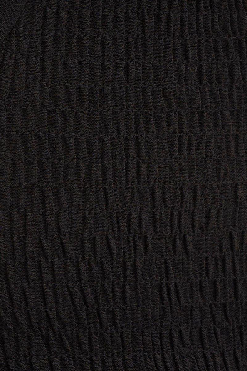 Black Crop Bolero Long Sleeve