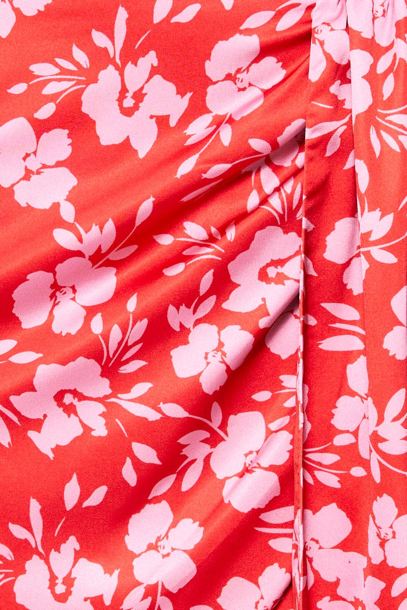 Print Print Drape Skirt