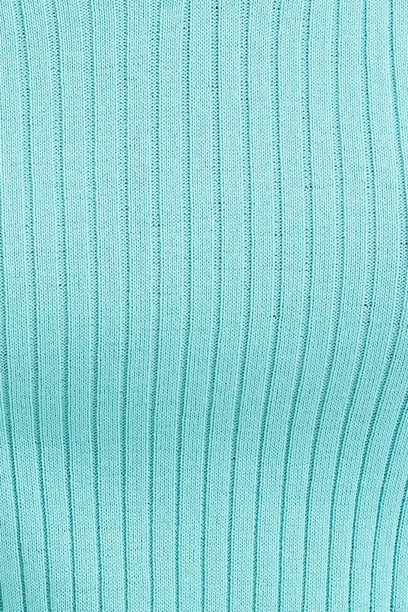 Green Knit Midi Dress