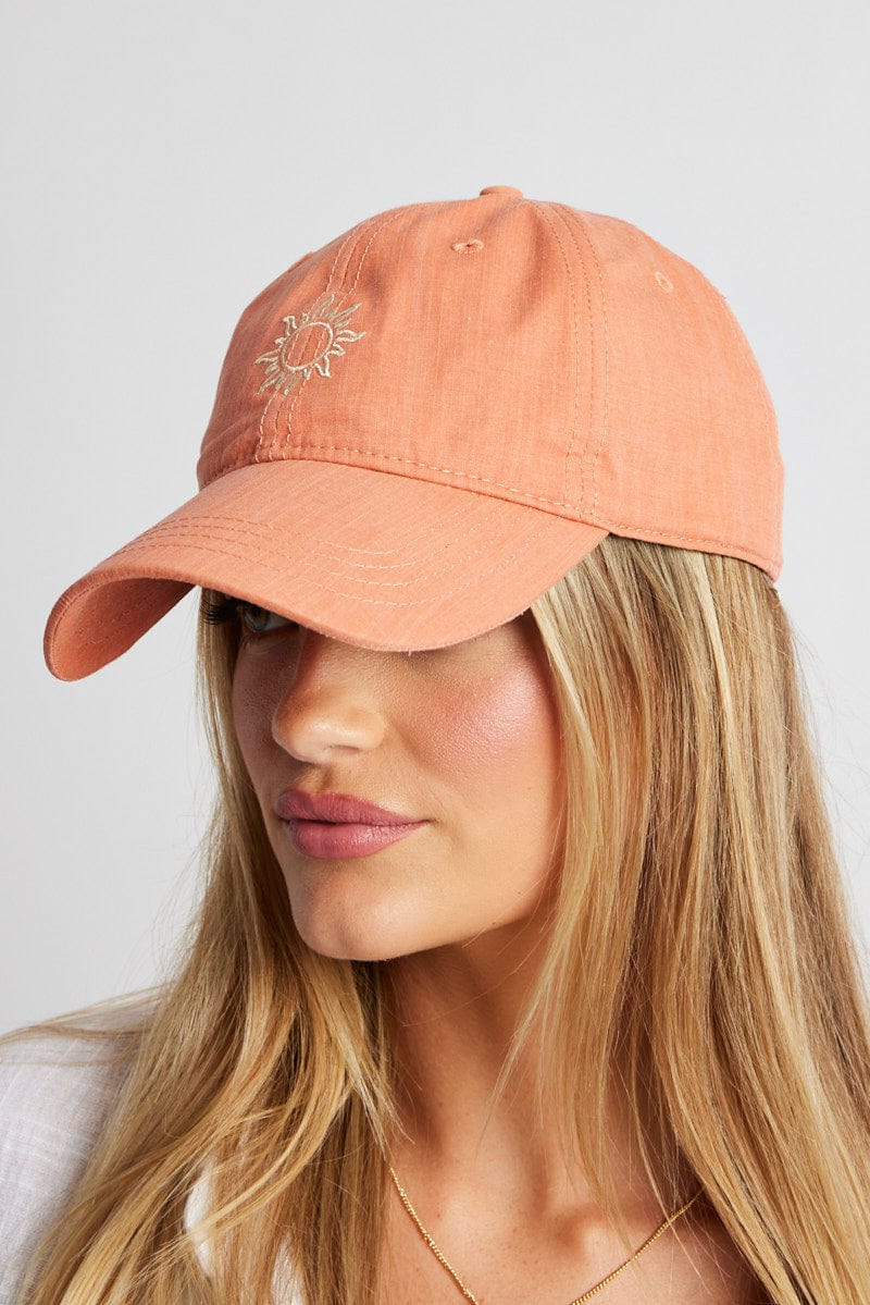 Orange Dad Cap
