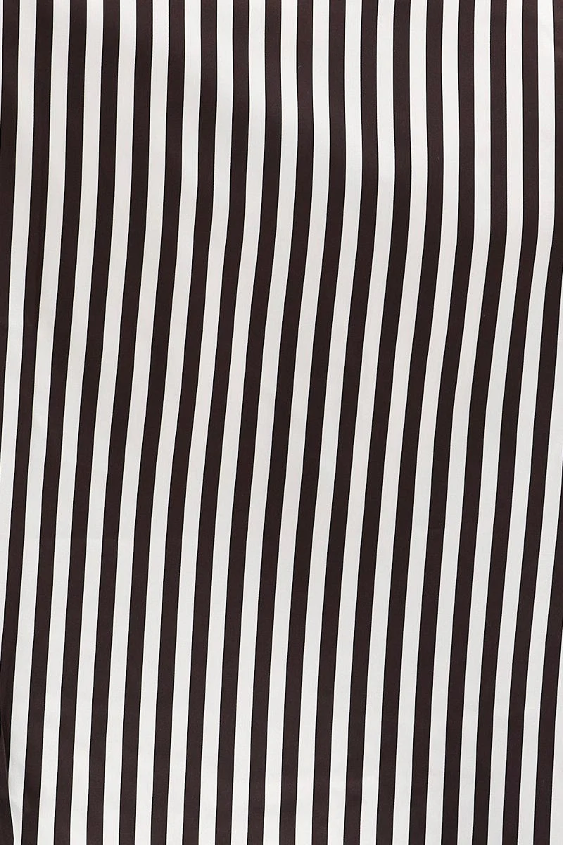 BLACK Pyjamas Set Short Sleeve Collared Shorts Satin