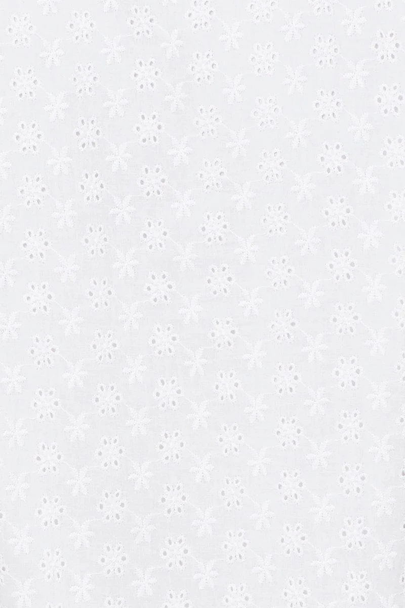 White Mini Dress Short Sleeve