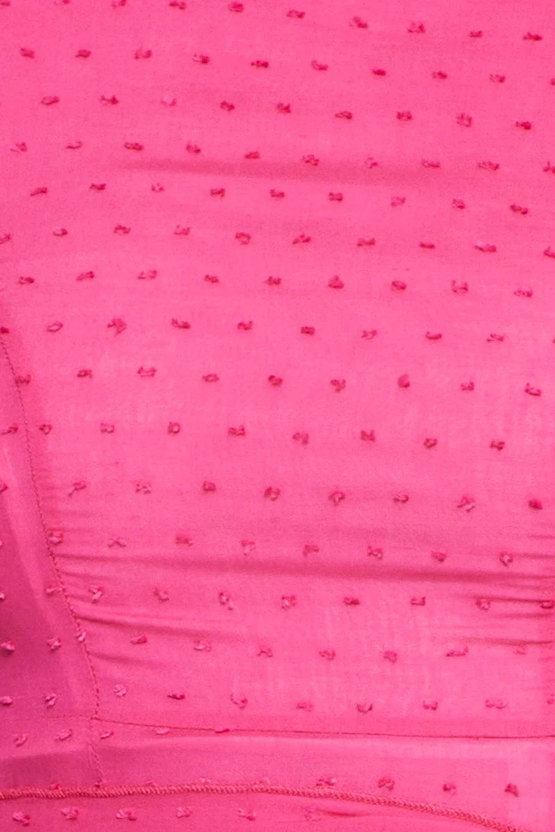 Pink Mini Dress Long Sleeve Bodycon