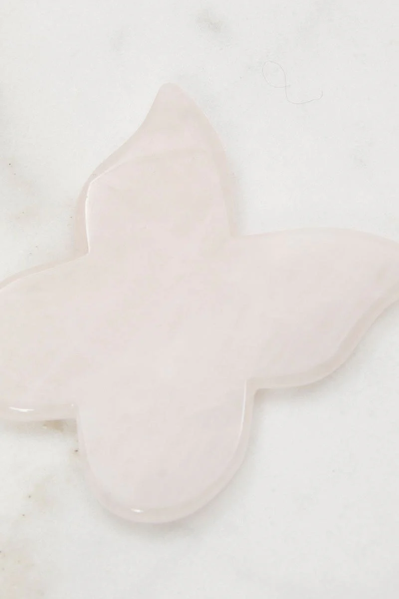 Pink Rose Quartz Gua Sha Facial Stone