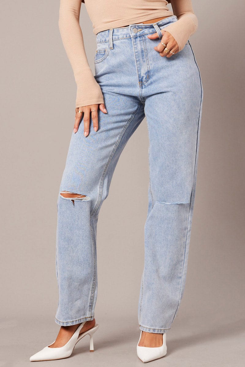 Denim Boyfriend Jean High Rise