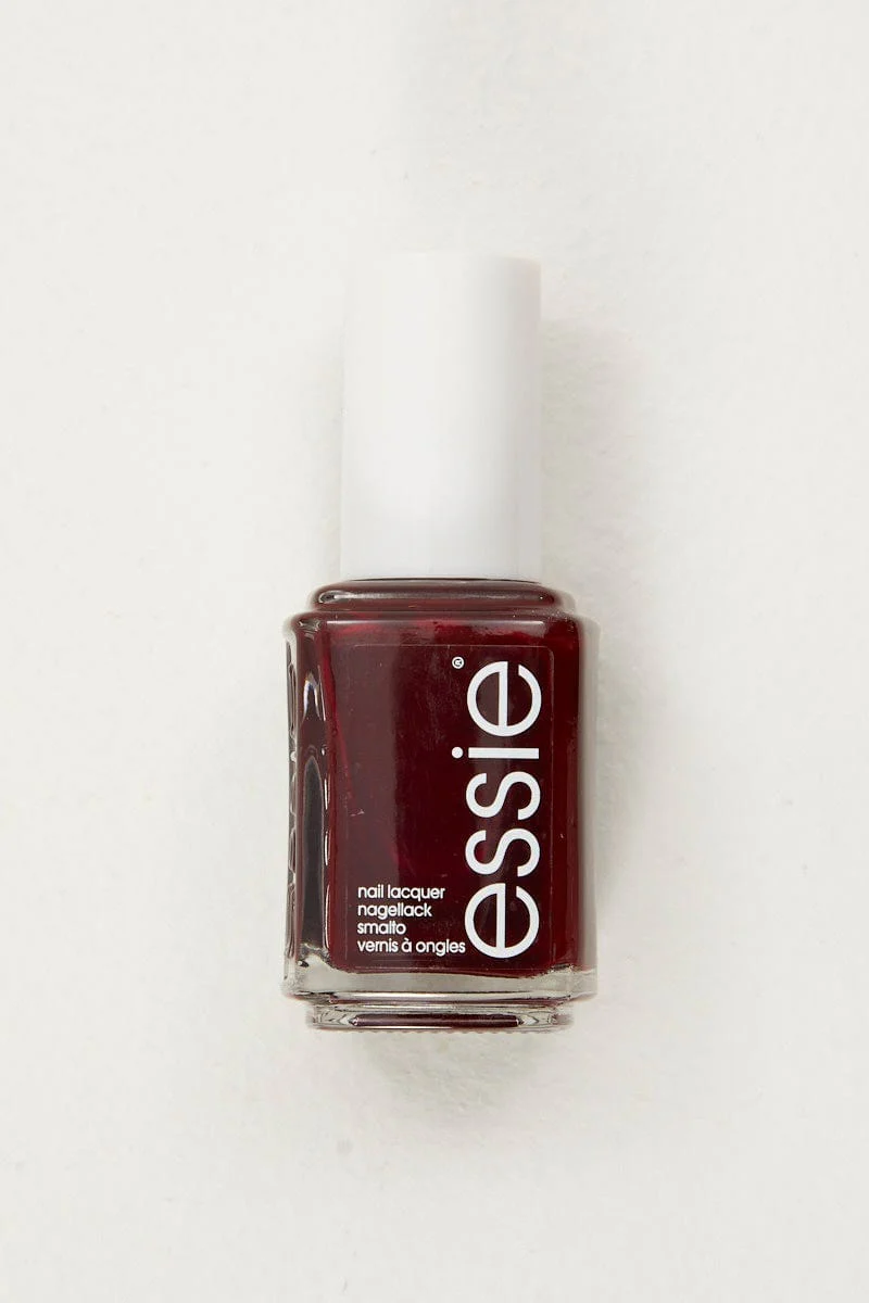 Red Essie Nail Polish Bordeaux 50 Dark Red
