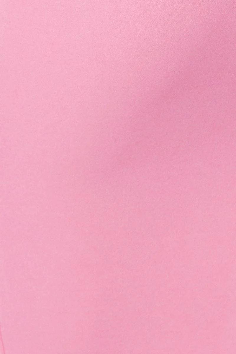 Pink Bodycon Dress Midi