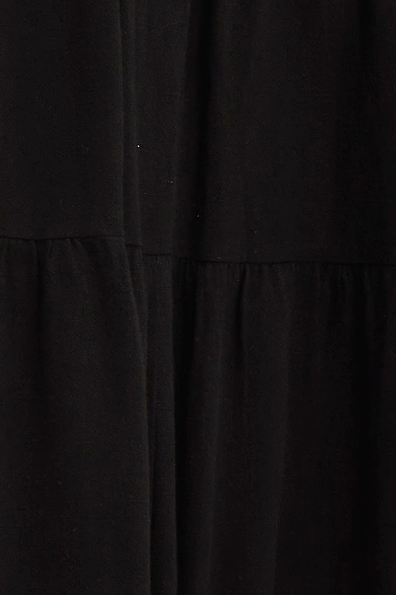 Black Midi Dress Sweetheart