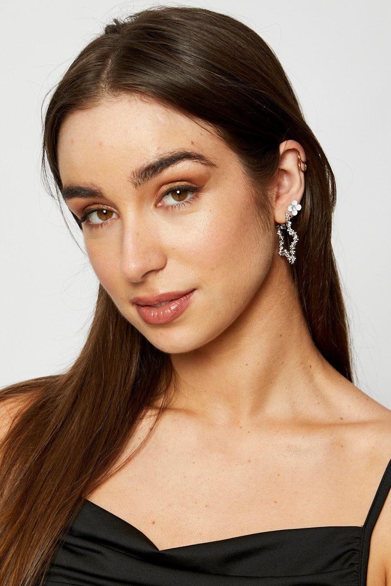 Silver 3 Pack Earrings
