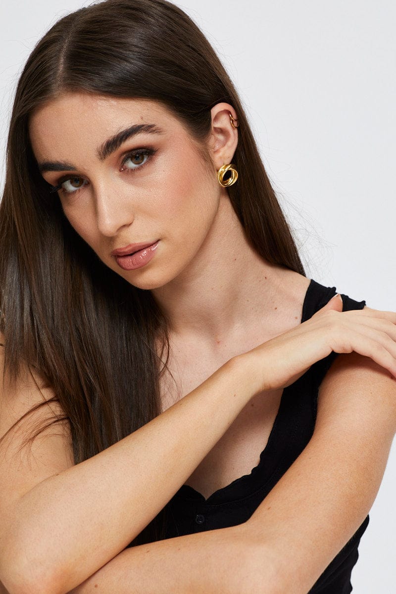 Gold Earring