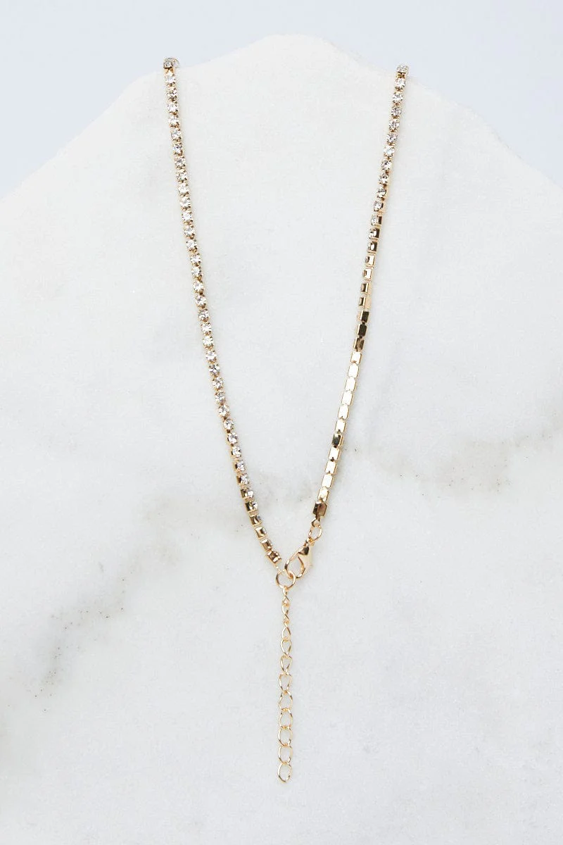 Gold Butterfly Pendent Necklace