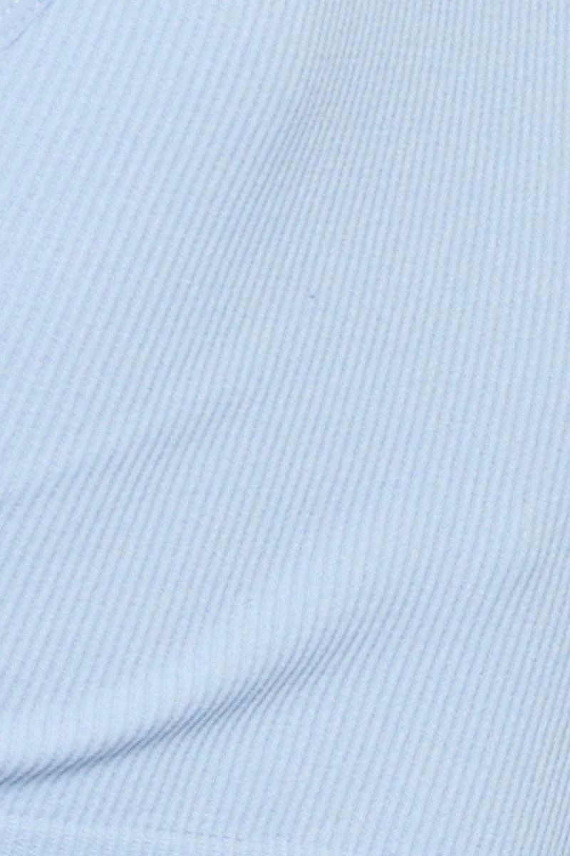 Blue Tank Top Sleeveless Seamless