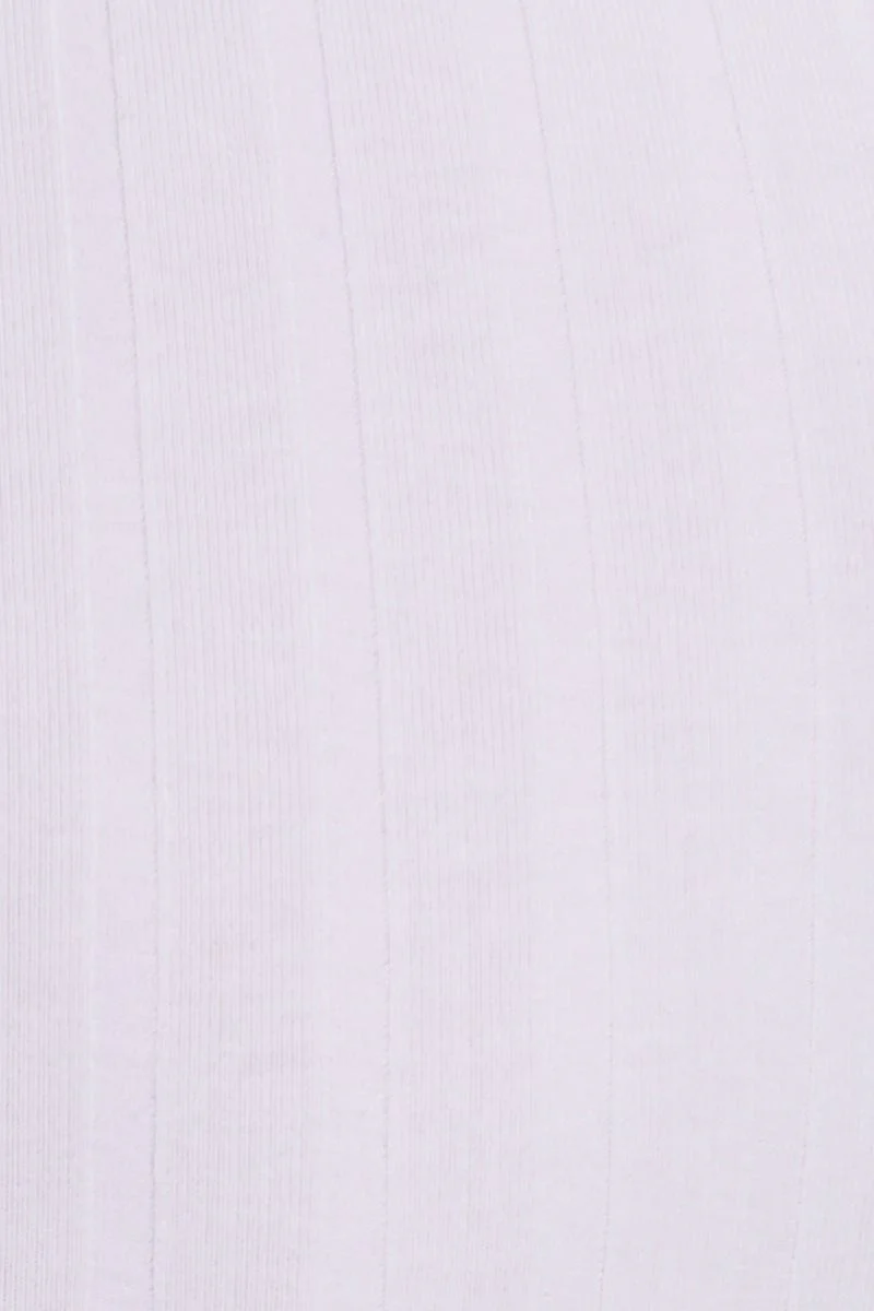 Purple Ribbed Open Front Top