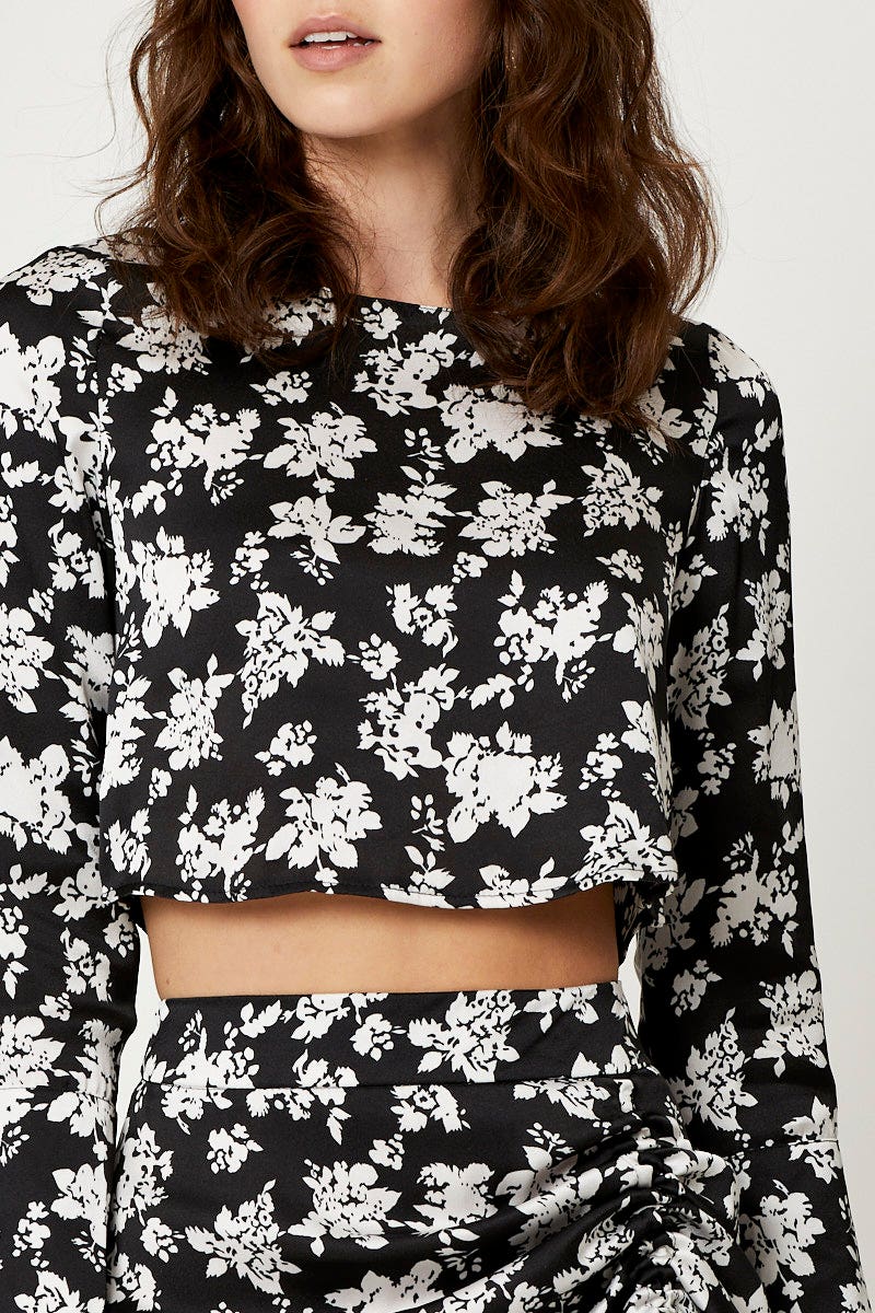 Print Long Sleeve Top