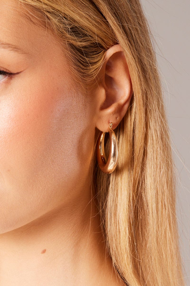 Gold Hoop Earrings