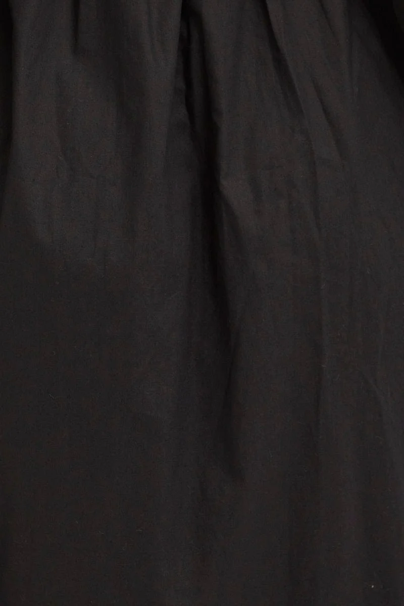 Black Dress Off Shoulder Maxi