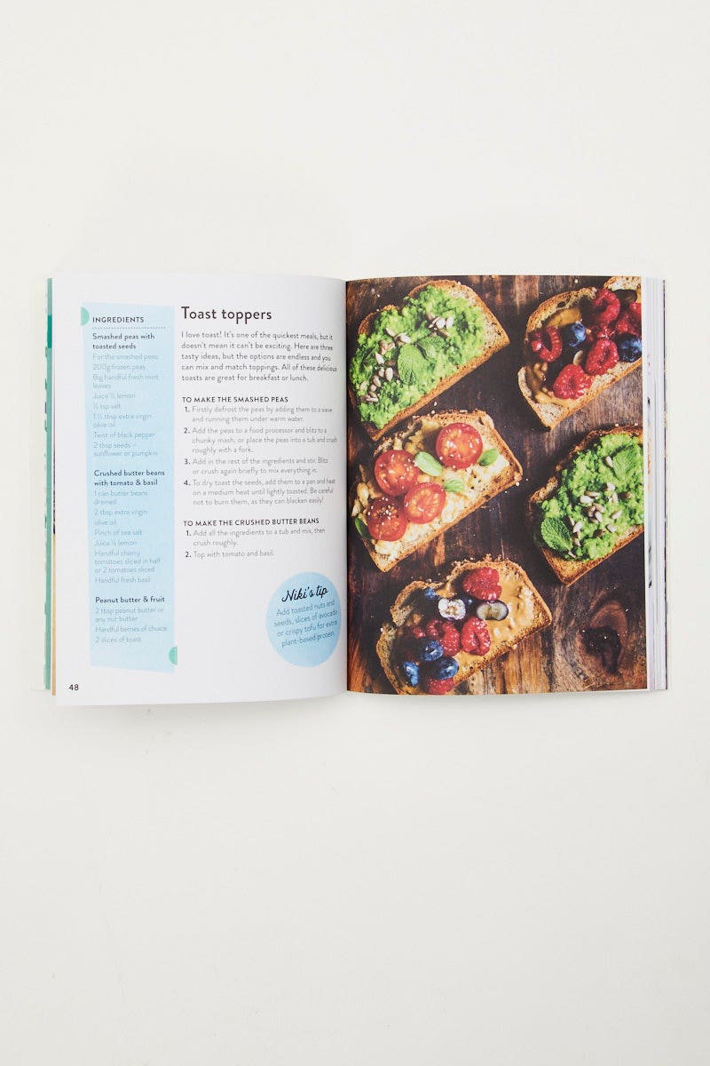 Print Be More Vegan Book By Niki Webster