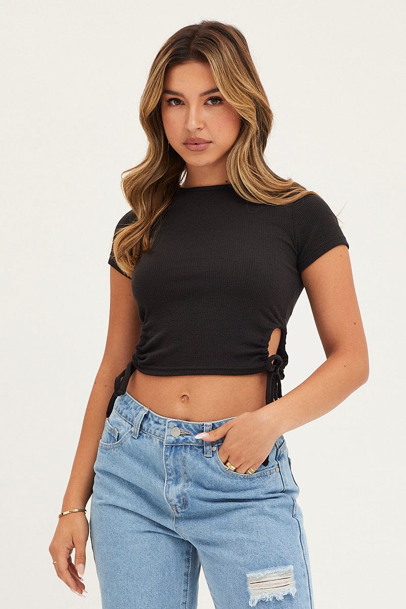 Black Top Short Sleeve