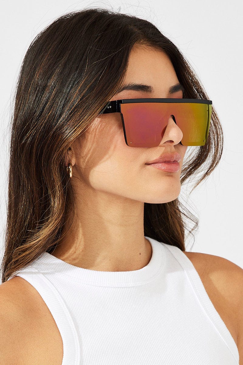Purple Visor Sunglasses